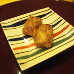 赤坂 詠月 - 粟麩の胡麻味噌田楽。