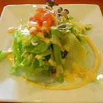 カフェベレッツァ - 有機野菜サラダ