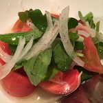 グリルフレンチ - トマトサラダ