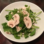 グリルフレンチ - クレソンとマッシュルームのサラダ