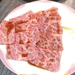 焼肉・円盤餃子　ひたち - 和牛ロース(1300円)ザブトン