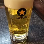 Kashiraya - 生ビール（中ジョッキー）480円 ♪