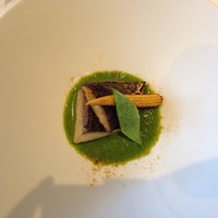 ラ メゾン ヒトトキ - 山口県産寒鰆の炙り焼き 春野菜のピュレと共に 菜の花ソース