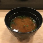 今よし - しじみの赤だし。