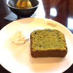 シャララカフェ - 抹茶パウンド 210円