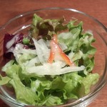 炭焼きビストロ楽 - ランチ用サラダ