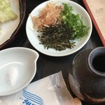 純そば 一風庵 - 薬味・出汁