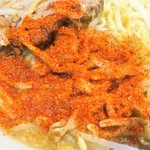 ラーメン二郎 - 一味投下～♪