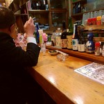 きあい - 【2018.3.24(土)】後客がカウンター席へ着座