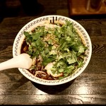 スパイス・ラー麺 卍力 - ＜2018年03月再訪・44回目＞スパイスラーメン・もやし・パクチー・にんにく・1,080円