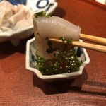 日本料理 晴山 - 河豚にポン酢