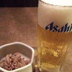 居酒屋 NIJYU-MARU - ハッピーアワーから生ビールはスーパードライ通常460円が199円とお通し380円