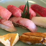 鮨処たち吉 - 極上クロマグロと季節の地魚のおすすめ鮨3500円