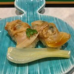 味わい深く食感が楽しい煮蛤の小寿し