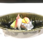 Ooshima - にしんの酢〆は黄身酢でさっぱりと
