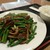 ホーム 中華菜館 - 料理写真:豚胃袋とニンニク茎炒め