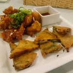dammi - ニラチヂミ、ヤンニョムチキン