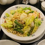 菜香新館 - 春キャベツの海鮮上海焼そば