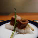 日本料理 幸庵 - みやじ豚の塩煮アップ