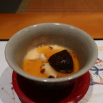 日本料理 幸庵 - 蛤、原木椎茸、焼き百合根の玉締め