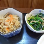 お食事処　みふね - 小鉢 2018.2
