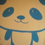 ミルサン - 店内の壁に描かれたMAYA MAXXの絵