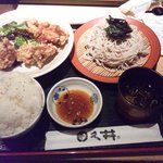 炙炉房 田久井 - からあげ定食（\900）