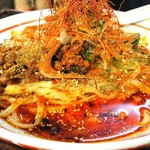 らー麺 あけどや - 汁無し担々麺・激辛 850円