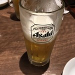 炭火焼肉 浅草だん - 生ビール