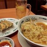 日高屋 - 味噌ラーメン＆餃子セット￥700-