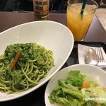 タリーズコーヒー - ジェノベーゼパスタ