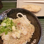 はなまるうどん - おろし醤油中、鶏天