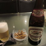 瓶ビールは麒麟クラッシックラガー