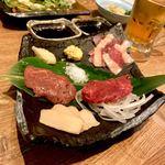 肉汁餃子のダンダダン - ＊馬刺し4種盛り（¥1,480）