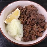 本格さぬきうどん　穂乃香 - 肉ぶっかけうどん冷520円（税込）