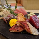 Sushi Kou - お刺身盛り合わせ