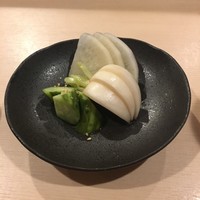 焼鳥 おみ乃 - おしんこ（焼鳥 おみ乃） 2018.3