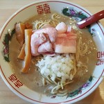 麺の極 はなみち - 限定麺「鶏白湯煮干」(2018年3月25日)