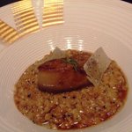 ガストロノミー ジョエル・ロブション - Jun, 2011 スペルト小麦　クリーミーなリゾット　プランチャで焼いたフォアグラと共に