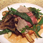 ガストロノミー ジョエル・ロブション - Jun, 2011 特選和牛　グリエにし、旬の野菜と香り高い‘ジュ’を添えて