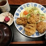 Mitsuwa - 唐揚げ定食 820円