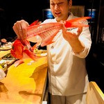 鮨　Shizuku - 銚子の一本釣り金目鯛