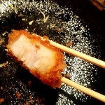 とんかつ檍 - ホタテフライ　リフト！