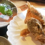 四季の味 わらく - 奧の刺身の盛り合わせも美味し！