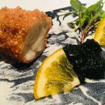 ALLIE - 生海苔ソースがよく合う。