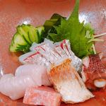 美酒美肴 はまゐ - 刺身盛り合わせ