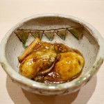 鮨 紺乃 - ​ 牡蠣の醤油焼き