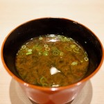 鮨 紺乃 - ​ 赤出汁