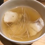 すし岩瀬 - くえの酒蒸し