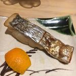 すし岩瀬 - 太刀魚の柚庵焼き　キンカン